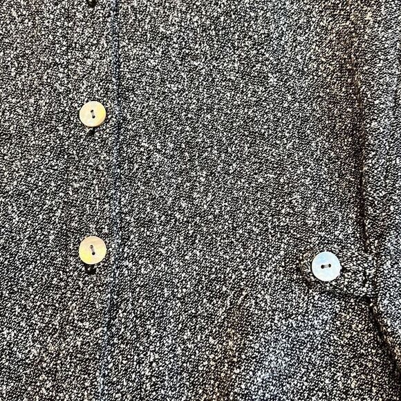 Vintage Willow Button Down Black White Women’s Shirt Small - Picture 5 of 7